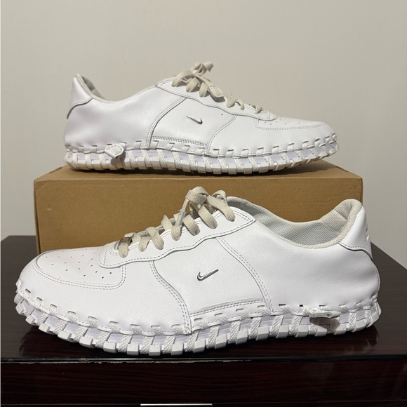 Nike Jacquemus J Force 1 Low LX SP White Women Size 14.5 Men 13 DR0424-100 - Picture 1 of 5